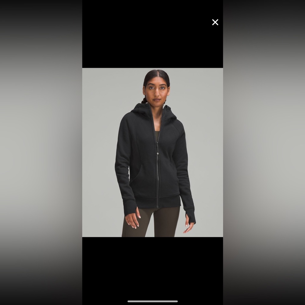 Lululemon full zip scuba